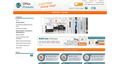 Desktop Screenshot of ezcustomstamps.com